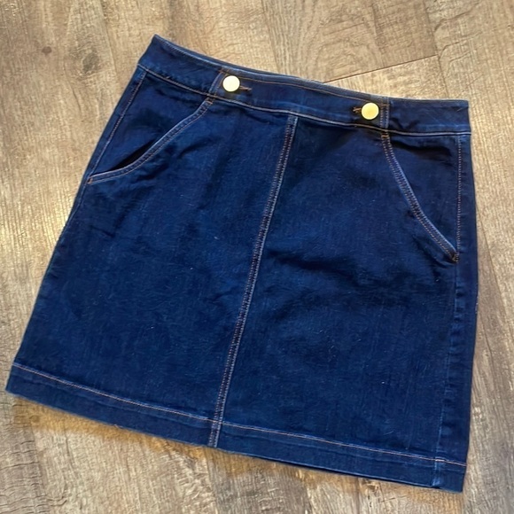 Loft Denim Skirt - Picture 1 of 6